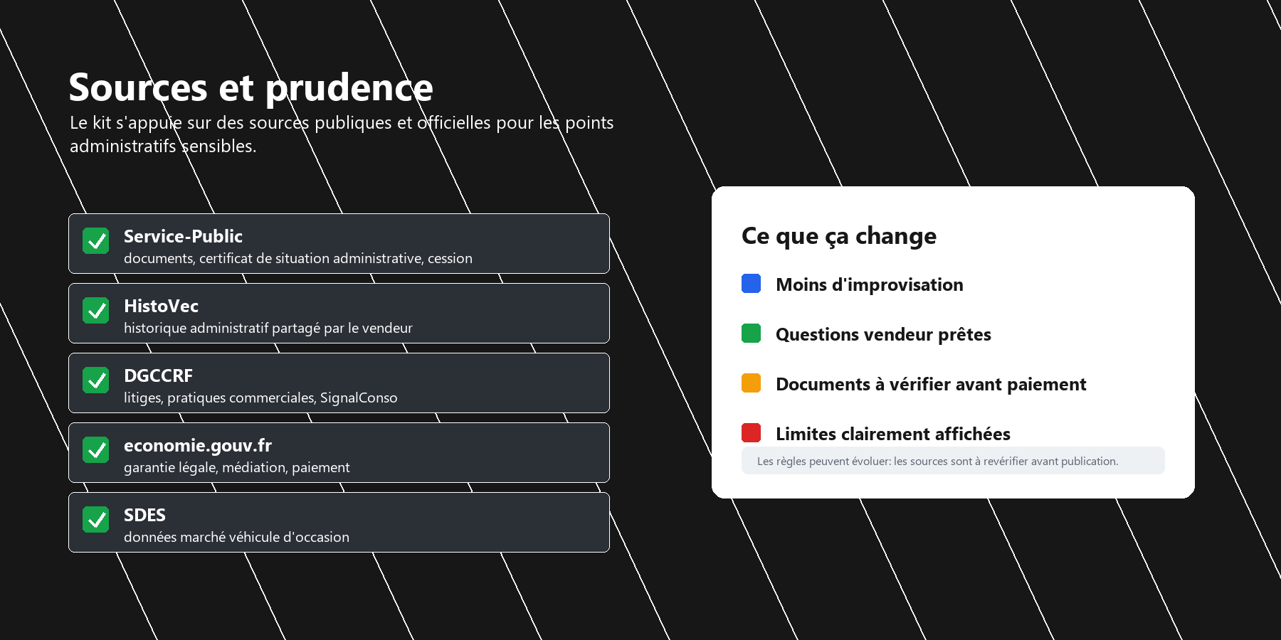 Sources publiques utilisées pour les points administratifs sensibles